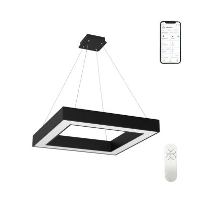 Immax NEO CANTO Smart Hängeleuchte 80x80cm 60W schwarz Zigbee 3.0
