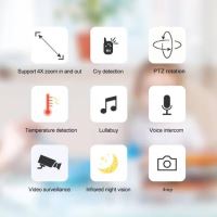 Immax NEO LITE Smart Baby monitor - camera BABY, 355° 50° P/T, WiFi, 4MP, blue (3)