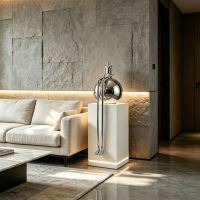 Immax SILUETTE Imperial OBR 113 cm – SMART LED 16 W sculpture, fibreglass, polished chrome (9)
