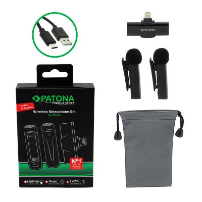 Bezdrátový mikrofon pro Iphone s klipem Patona