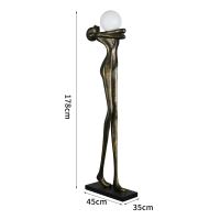 Immax SILUETTE Human WOMAN – 175 cm – sculpture, floor lamp, bronze, fibreglass, 1xE27 (2)
