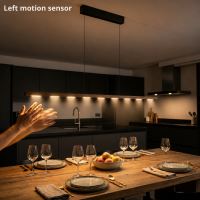 Immax NEO-MADEIRA linear walnut wood 157 cm, 37 W, 3000 K, on a cable, dimmable with a sensor (12)