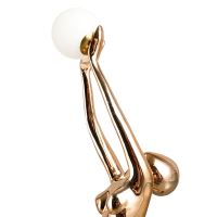 Immax SILUETTE Human WOMAN – 80 cm – sculpture, floor lamp, fibreglass, rose gold, 1xG9 (2)