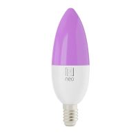 Immax NEO LITE Smart 3x LED bulb E14 6W RGB + CCT color and white, dimmable, WiFi, C37, Beacon (10)