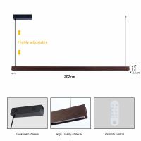 Immax NEO-MADEIRA Walnut dřevo lineár 202cm44W na lanku Tuya WIFI BEACON CCT stmívatelné