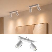 Immax PUNTO-2 ceiling wall spot light 2 heads GU10 white (3)