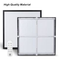 Immax NEO LITE FRAME Smart ceiling luminaire 60x60cm, IP44, CCT, WiFi, Tuya, BEACON black (6)