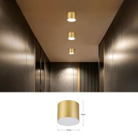 Immax NEO LITE RONDATES Smart Ceiling. Leuchte 11,5cm 18W 1458lm Tuya WiFi Unterstützung BEACON gold