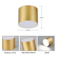 Immax NEO LITE RONDATES Smart Ceiling Light gold 16,5cm 2592lm Tuya WiFi with BEACON support (9)