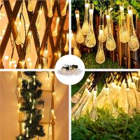 IMMAX DROP Solar LED decorative chain, 50x LED, 7m, 3000K warm white, IP65 (7)