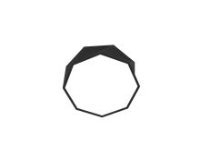 Immax NEO DIAMANTE Smart ceiling light 40cm 31W 1850lm black Zigbee 3.0