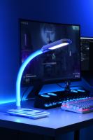 LED table lamp Immax GAMER RGB, QI charging , USB output black (3)