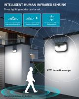 Outdoor solar LED wall light IMMAX SIDE with PIR sensor, 4W (10)