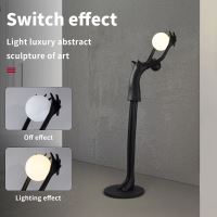 Immax SILUETTE Human GIRL 210 cm – sculpture, floor lamp, black, fiberglass, 1xE27 (5)