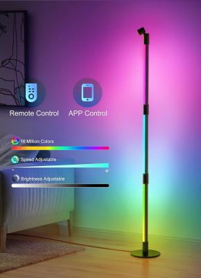 Immax NEO LITE Smart Ambiente-Lampe 135 cm, 12 W, RGB, dimmbar, WLAN TUYA + Mini-Reflektor