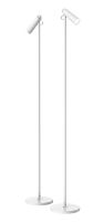 Immax TIT LED-Stehleuchte, weiß mit silbernen Elementen CCT