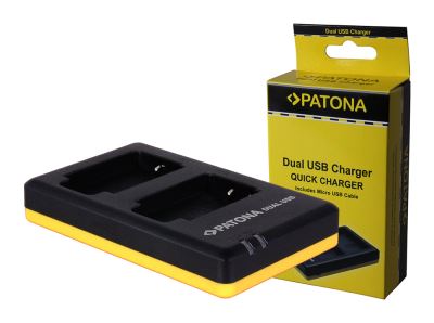 Netzteil Foto Dual Quick Nikon EN-EL14/EN-EL14A USB