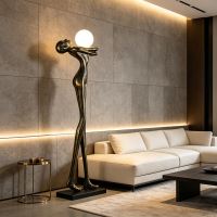 Immax SILUETTE Human WOMAN – 175 cm – sculpture, floor lamp, bronze, fibreglass, 1xE27 (8)