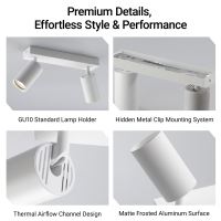 Immax PUNTO-2 ceiling wall spot light 2 heads GU10 white (10)