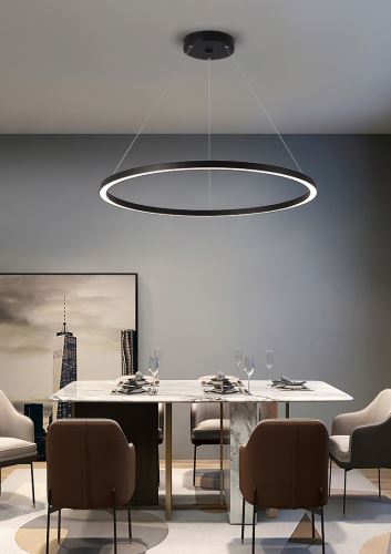 Immax NEO FINO Smart pendant light black 80cm CCT 60W, Zigbee 3.0 (3)