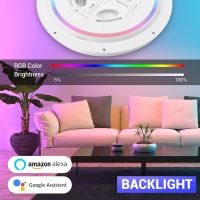 Immax NEO LITE TUDO Smart ceiling luminaire RGB backlight 40cm 50W Tuya WiFi black (8)