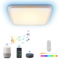 Immax NEO LITE TUDO Smart ceiling luminaire RGB backlight 40cm 50W Tuya WiFi black (2) (3)
