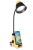 Immax IDEAL LED table lamp with QI charging CCT light wood/black