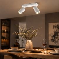 Immax PUNTO-2 ceiling wall spot light 2 heads GU10 white (18)