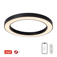 Immax NEO PASTEL SLIM Smart ceiling light 95x7cm 68W black  Zigbee 3.0 (8)