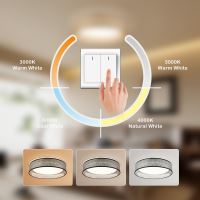 Immax NEO LITE LONA Smart LED ceiling light, 36W, CCT, WiFi, Tuya, BEACON, black and white (10)