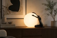 Immax SILUETTE Moon Lady – 53 cm, sculpture, decorative lamp, black, fibreglass, 1xE27 (2)