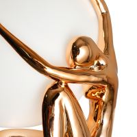 Immax SILUETTE Moon Lady – 53 cm, sculpture, decorative lamp, rose gold, fibreglass, 1xE27 (9)