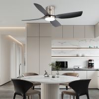 Immax NEO LITE PURE Smart LED ceiling light with fan Tuya WiFi silver/black (2)