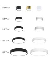 Immax NEO RONDATE SLIM Smart ceiling light 60 x 7cm 53W black Zigbee 3.0 (1)