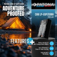 Akku Canon LP-E6NH/LP-E6P, 2600 mAh, Li-Ion  USB-C-Aufladung (3)
