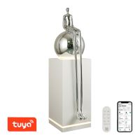 Immax SILUETTE Imperial OBR 113 cm – SMART LED 16 W sculpture, fibreglass, polished chrome (2)