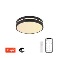 Immax NEO LITE PERFECTO Smart ceiling light D40cm, 24W black Tuya Wi-Fi (2)