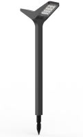 Immax SUN BUTTERFLY 3000K/6000K outdoor solar LED stake light, 1.5W, 100lm, IP65, black