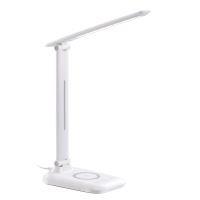 Immax LUMI LED table lamp with Qi wireless charging, wite