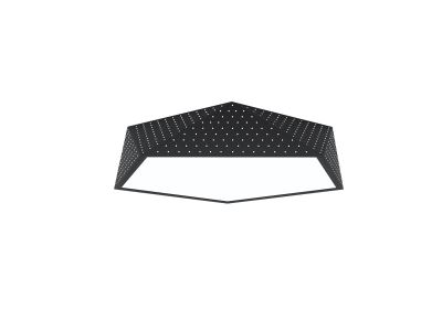 Immax NEO BRILIANT Smart Deckenleuchte  60cm, 45W 3220lm Schwarz Zigbee 3.0