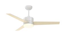 Immax NEO LITE VARIABLE Smart LED ceiling light with fan Tuya WiFi white / wood (8)