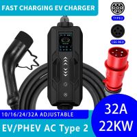 Immax Reiseladestation für Elektroautos EV/PHEV AC Typ 2 22 kW, 6m (18)