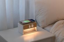 IMMAX DECENT LED alarm clock with wireless charging and white noise (2)