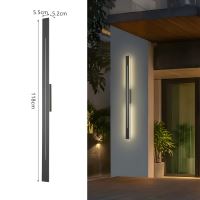 Immax LARGO outdoor LED wall/ceiling light, 30W, 3000K, 118cm, IP44, black