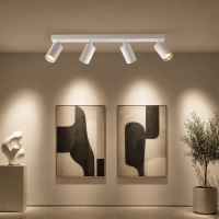 Immax PUNTO-4 ceiling wall spot light linear 4 heads GU10, white (3)